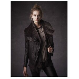 MUUBAA Phoenix Shearling Jacket 2 Piece Set